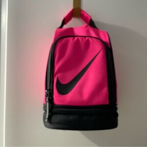 Nike Neon Pink and Black Lunch Tote
